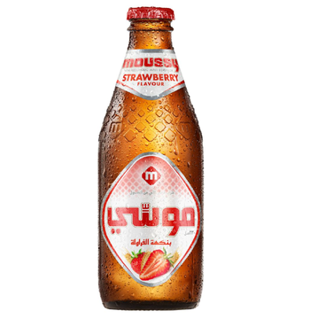 Moussy Strawberry Non-Alcoholic Malt Beer 330ml