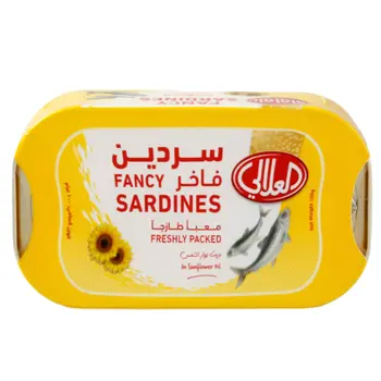 العلالي سردين بزيت دوار الشمس 100 جرام