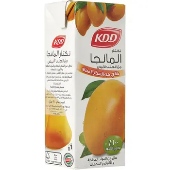 Kdd Natural Mango Juice with White Grape Nectar 180Ml