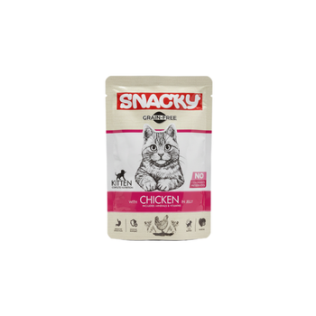 Snacky Chicken Kitten Grain-Free Cat Food 85g