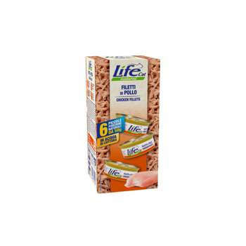 Life Cat Wet Cat Food Chicken Fillet 6×50g