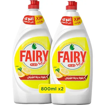 فيري بلس صابون سائل لغسل الأطباق بالليمون 2×800مل