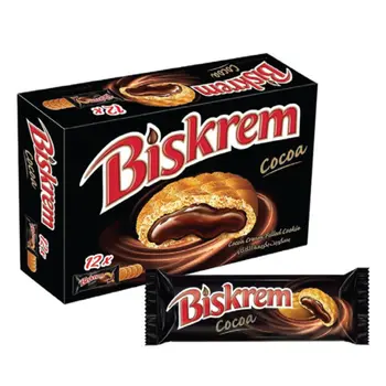 Ulker Biskrem Cocoa Cookies 12x32g
