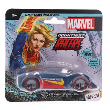 Mightiest Racers Captain Marvel Toy Car Blue