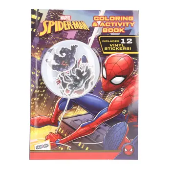 مارفل كتاب تلوين سبايدرمان مع استيك 1قطعة