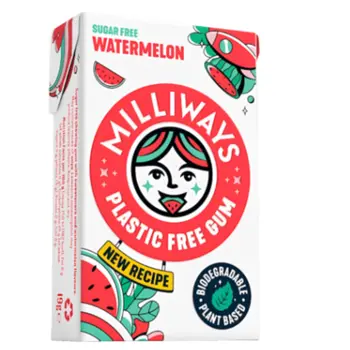 Milliways Watermelon Sugar-Free Gum 19g