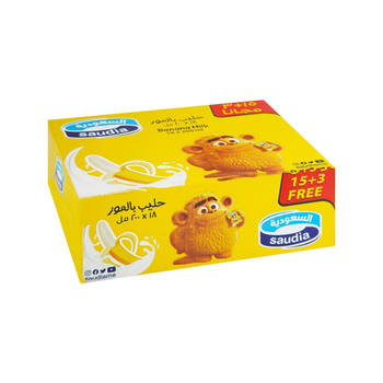 Saudia Banana Milk 200Ml