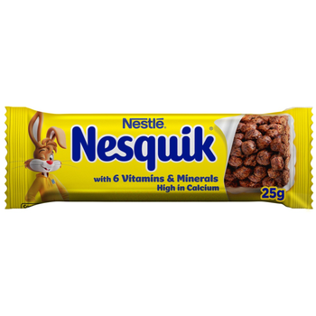 Nestle Nesquik Whole Grain Cereal Bar 25g