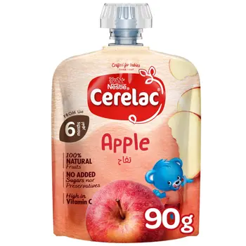 نستله سيريلاك تفاح مهروس 90جرام