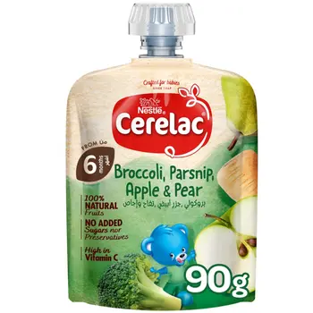 Nestle Cerelac Apple & Pear Puree 90g