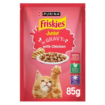 Purina Friskies Junior Chicken Wet Cat Food 85g