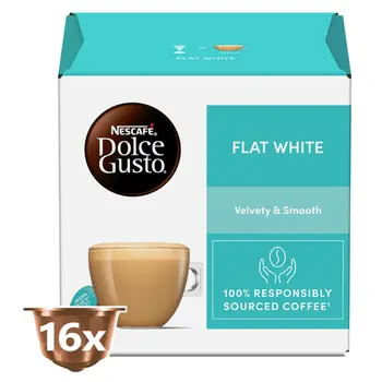 Nescafe Dolce Gusto Flat White Capsules 16 Pack