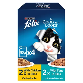 Purina Felix Cat Food 4x85g