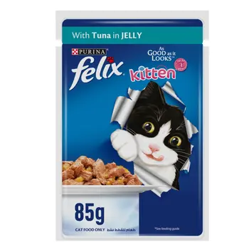 Purina Felix Kitten Tuna Food 12x85g