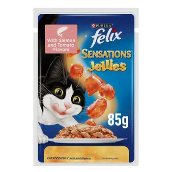 Purina Felix Sensations Salmon & Tomato Cat Food 85g