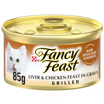 Fancy Feast Grilled Liver & Chicken Cat Food 85g