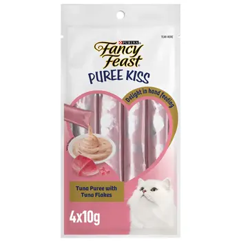 Fancy Feast Tuna Puree Cat Treat 4x10g