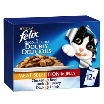Purina Felix Double Delicious Cat Food 12x85g