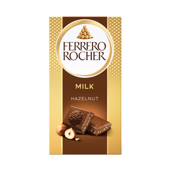 Ferrero Rocher Milk Chocolate Tablets 90g