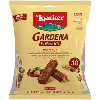 Loacker Gardena Hazelnut Fingers 125g
