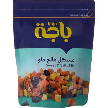 باجة مكسرات مشكلة مالح وحلو 120 جرام