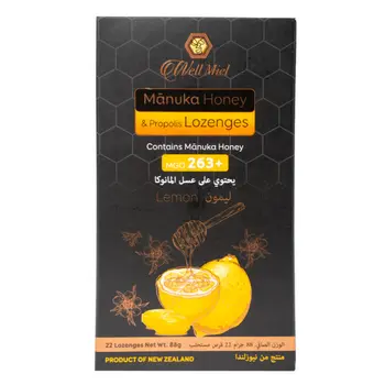 Wellmiel Manuka Loz. Lemon 22Tablets