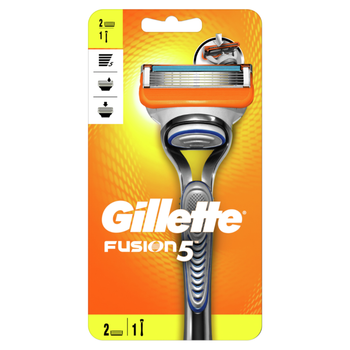 Gillette Fusion Men's Razor with 2 Cartridges