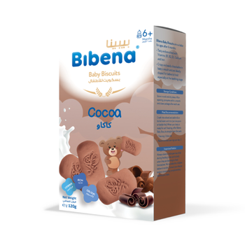 Bibena Baby Biscuits Cocoa 120g