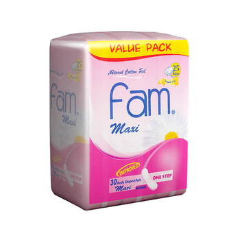 Fam Maxi Sanitary Pad Without Wings 30 Pieces