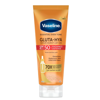 Vaseline Essential Even Tone Serum Burst Lotion SPF 50 180ml