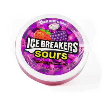 ايس بريكرز حلوى حامضة خليط التوت والفراولة 42 جرام