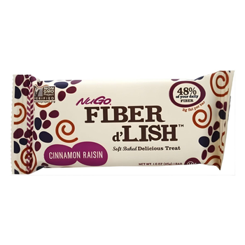 نوجو فايبر ديليش قرفة وزبيب 1قطعة