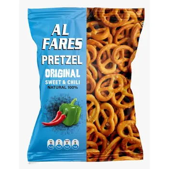 الفارس بسكويت برتزل حار حلو 120جرام