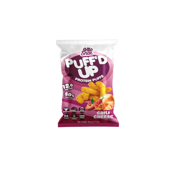 Into Snax Puff'D Up Puffs Protein Chili Cheese 60g