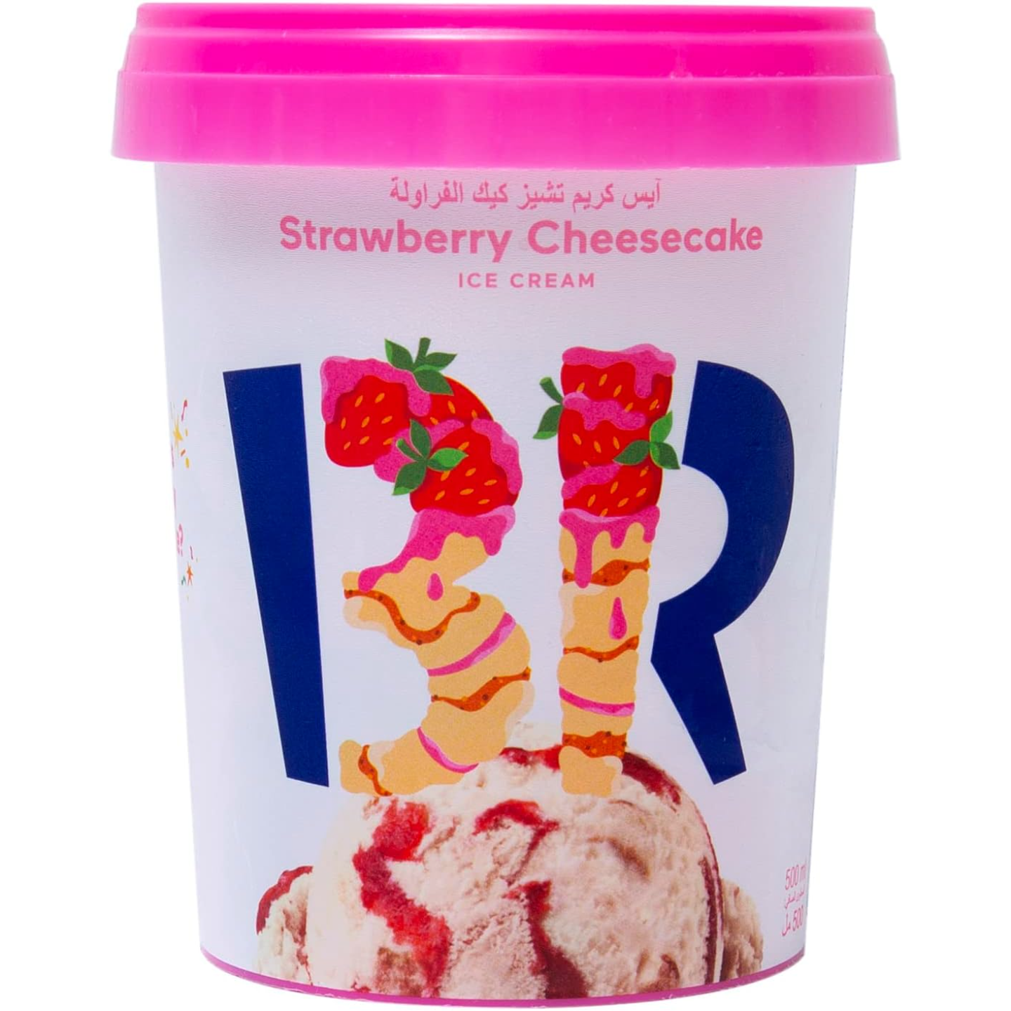 Baskin Robbins Strawberry Cheese Cake Ice Cream 500ml