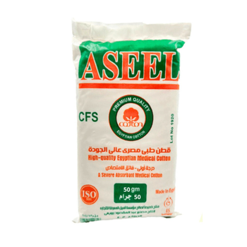 Aseel High-Quality Medical Cotton 50g