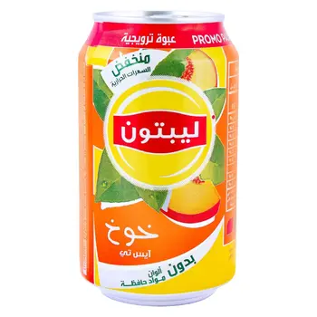 ليبتون شاي مثلج بالخوخ 315مل