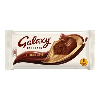 Galaxy Chocolate Cake Bars 5x5 Pieces