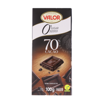 فالور شوكولاتة داكنة 70% خالي من السكر 100جرام