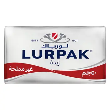 لورباك زبدة غير مملحة قالب 50جرام
