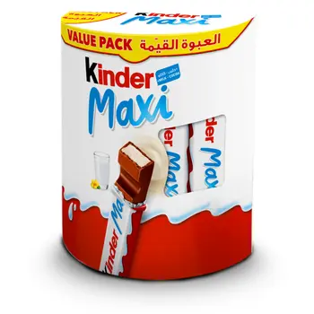 كيندر ماكسي شوكولاتة 11أصبع 231جرام