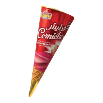 Fadeco Ice Cream Strawberry Cone 120Ml
