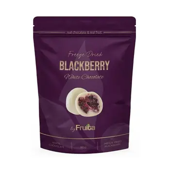 Fruita White Choco Coated Blackberry 80g