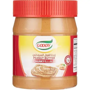 قودي زبدة الفول السوداني الخشنة 340جرام