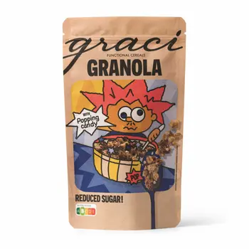 غراسي موسلي غرانولا بحلوى الفقاعات 250جرام