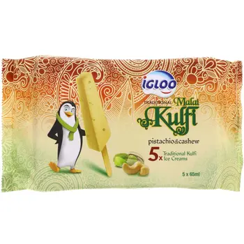 Igloo Pistachio & Cashew Kulfi 5x65ml