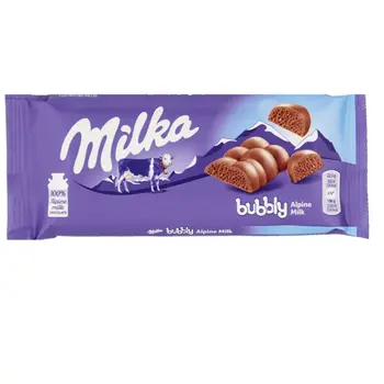 Milka Bubbly Alpine Milk Chocolate 90g