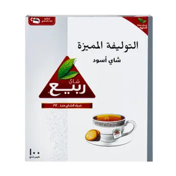 Rabea Premium Blend Black Tea Bags 100Pieces