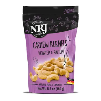 إن آر جي مكسرات محمصة بالكاجو المملح 150جرام