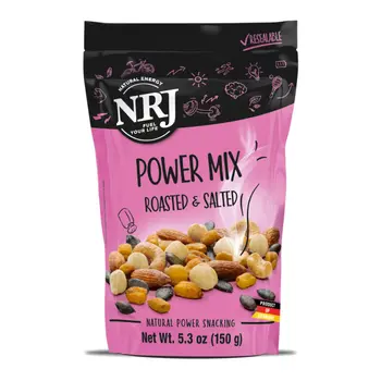 إن آر جي مكسرات محمصة باور ميكس 150جرام